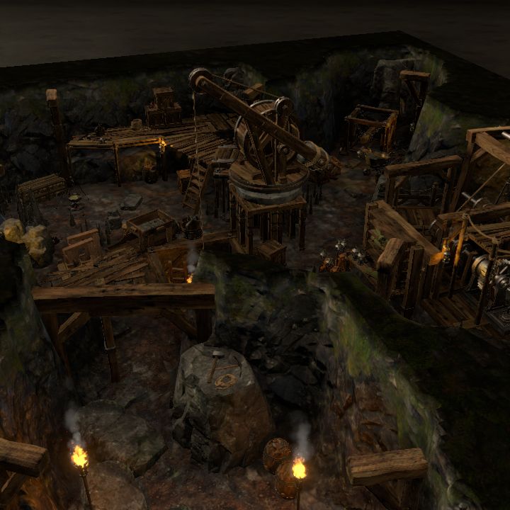 Small Ore Mine with Shaft