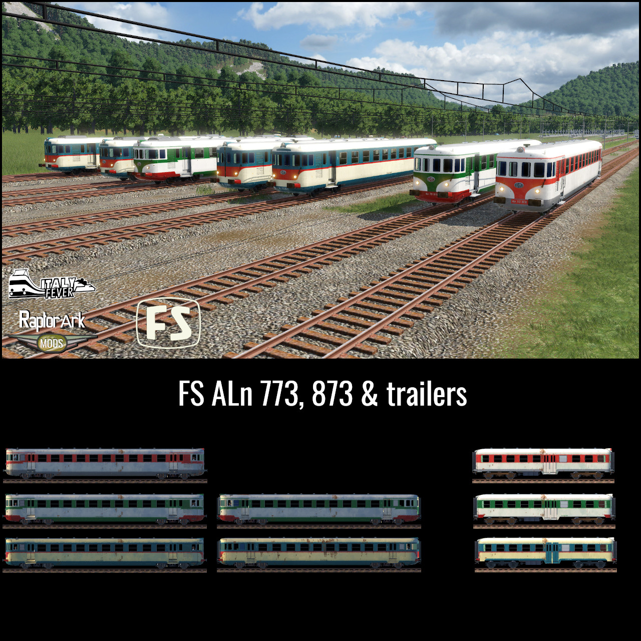 FS ALn 773/873, Ln 779 & Ln 664 DMU