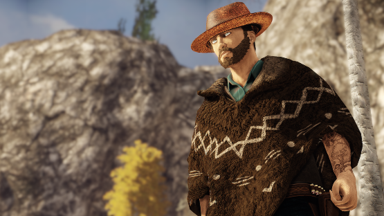 Blondie Poncho Trapper