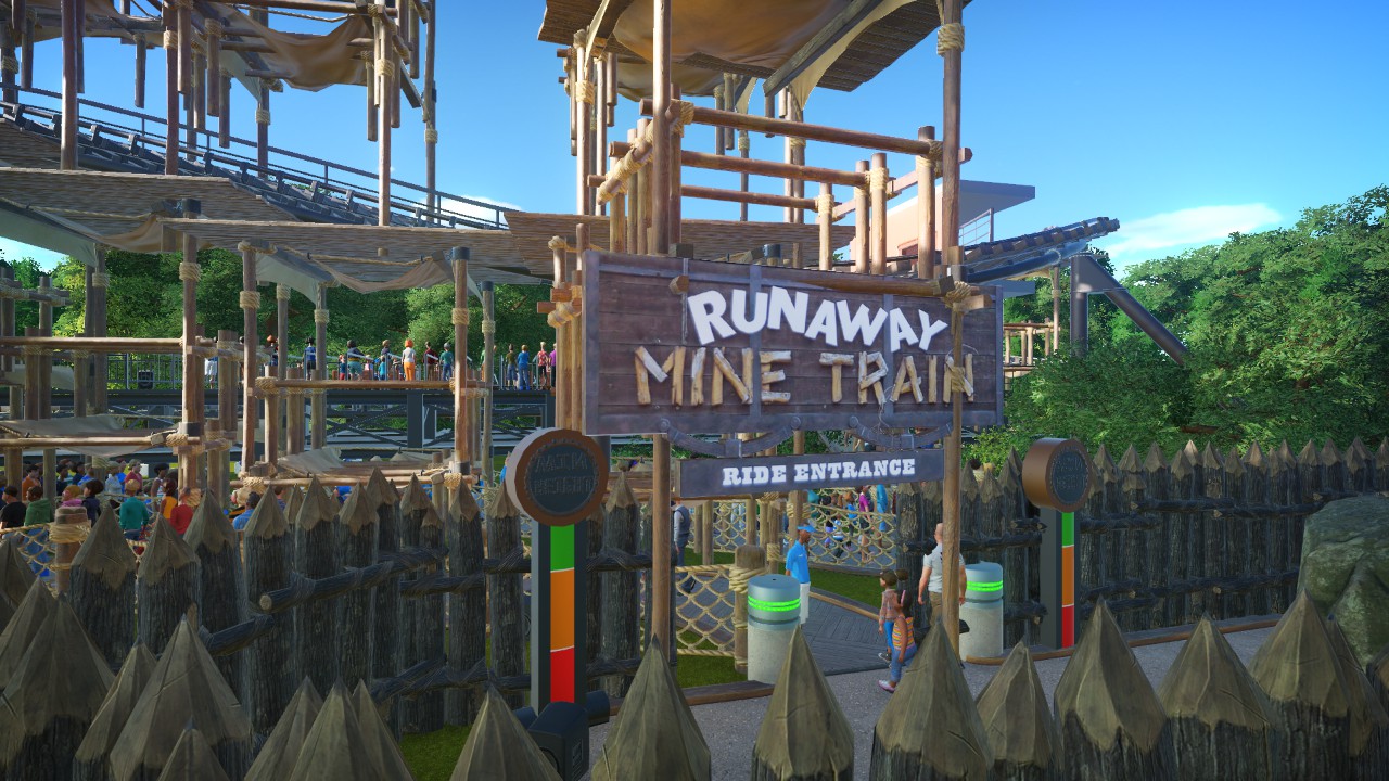 Runaway Mine Train 1 to 1 Recreation