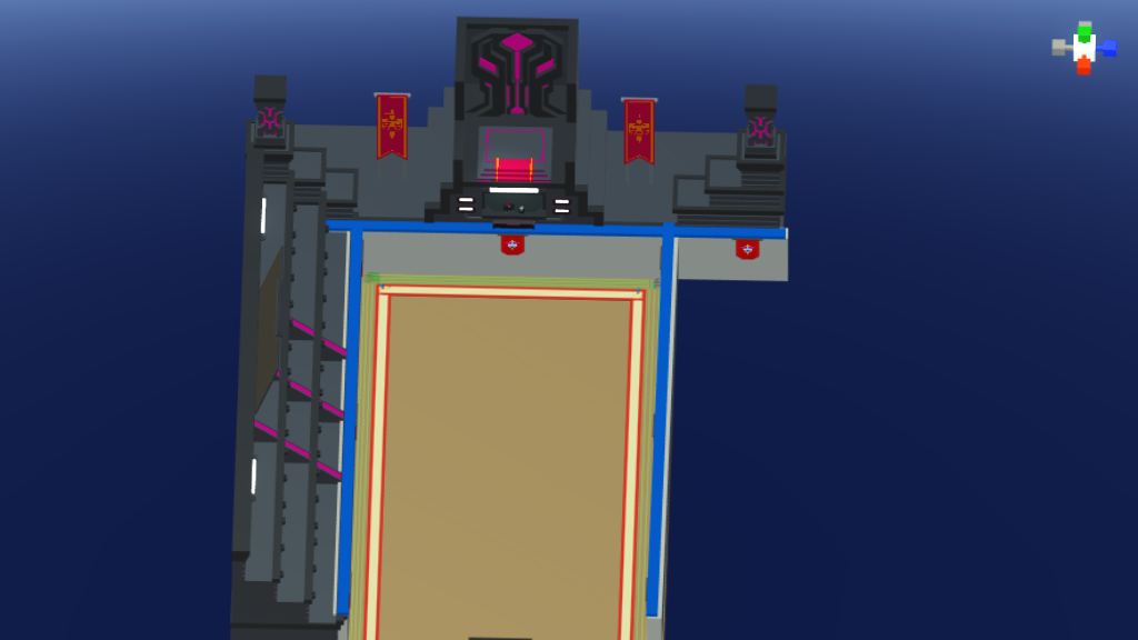 The walls from cloen drone, Before the co-op update