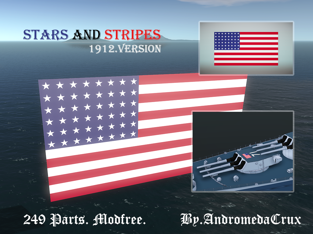 Stars and Stripes 1912 version 美国国旗（星条旗）1912年版