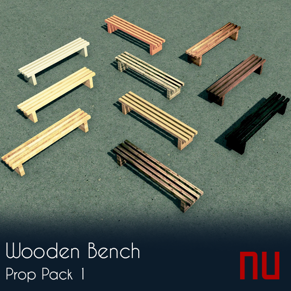 Wooden Bench | Prop Pack 1