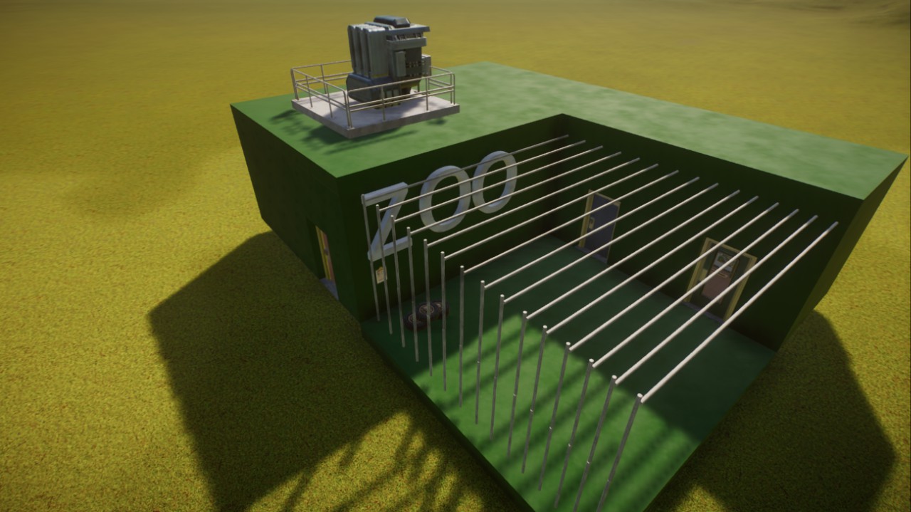 zoo staff buiding