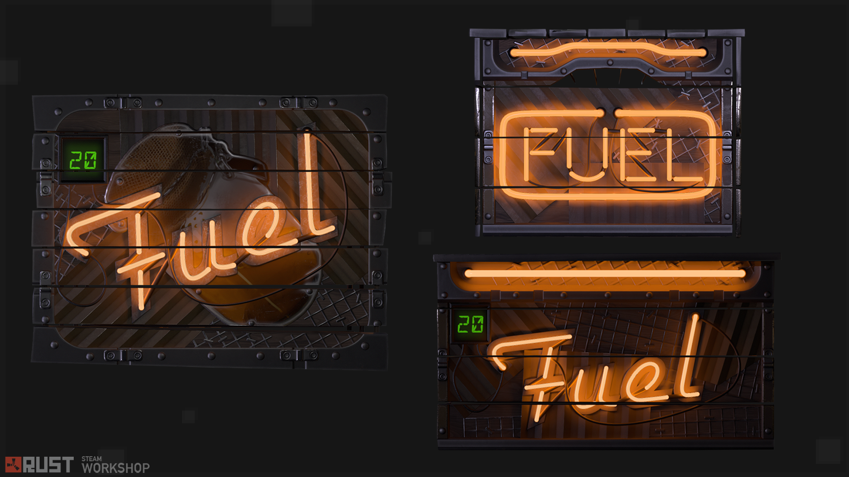 Neon Small Fuel Storage