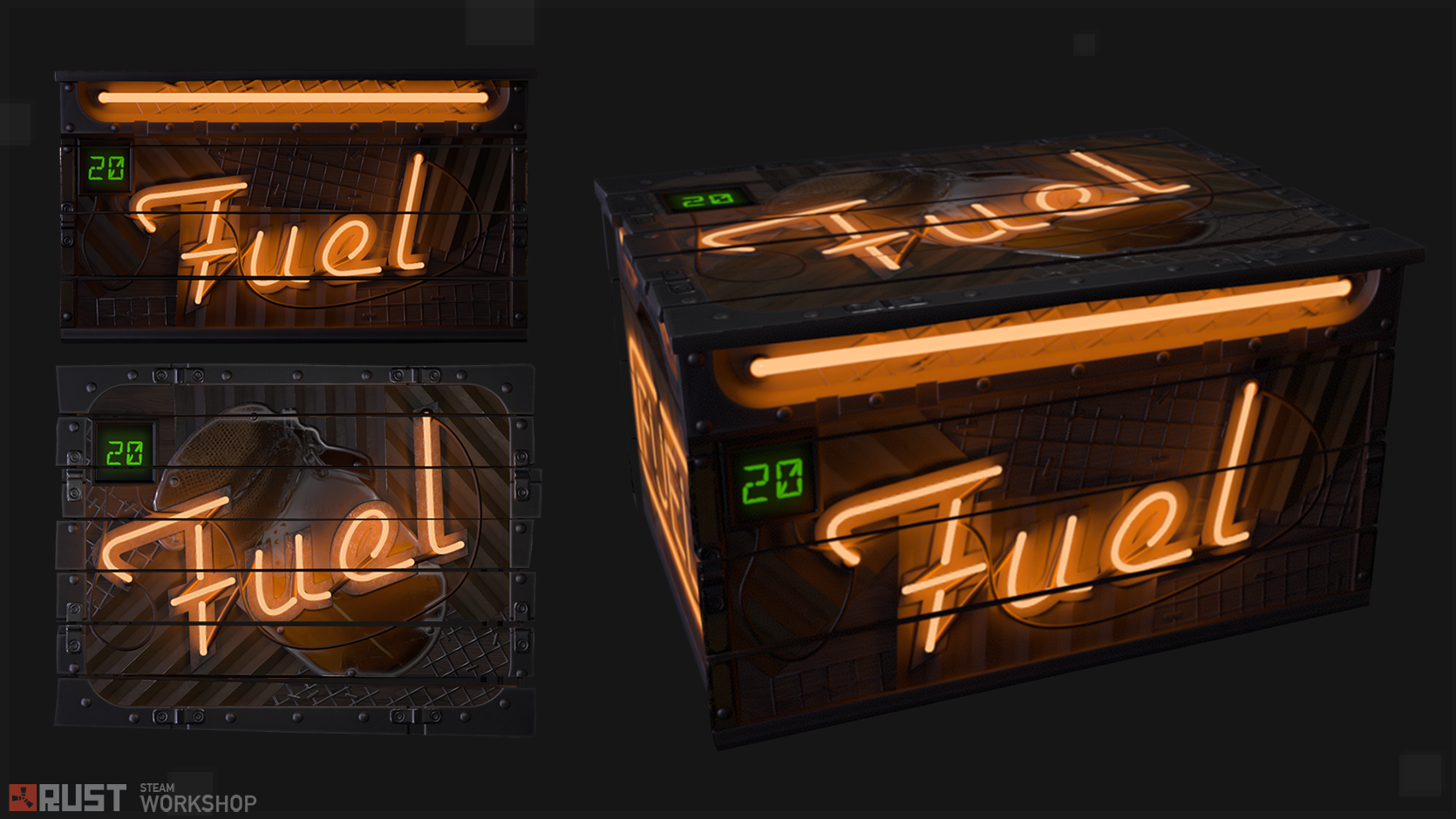 Neon Small Fuel Storage