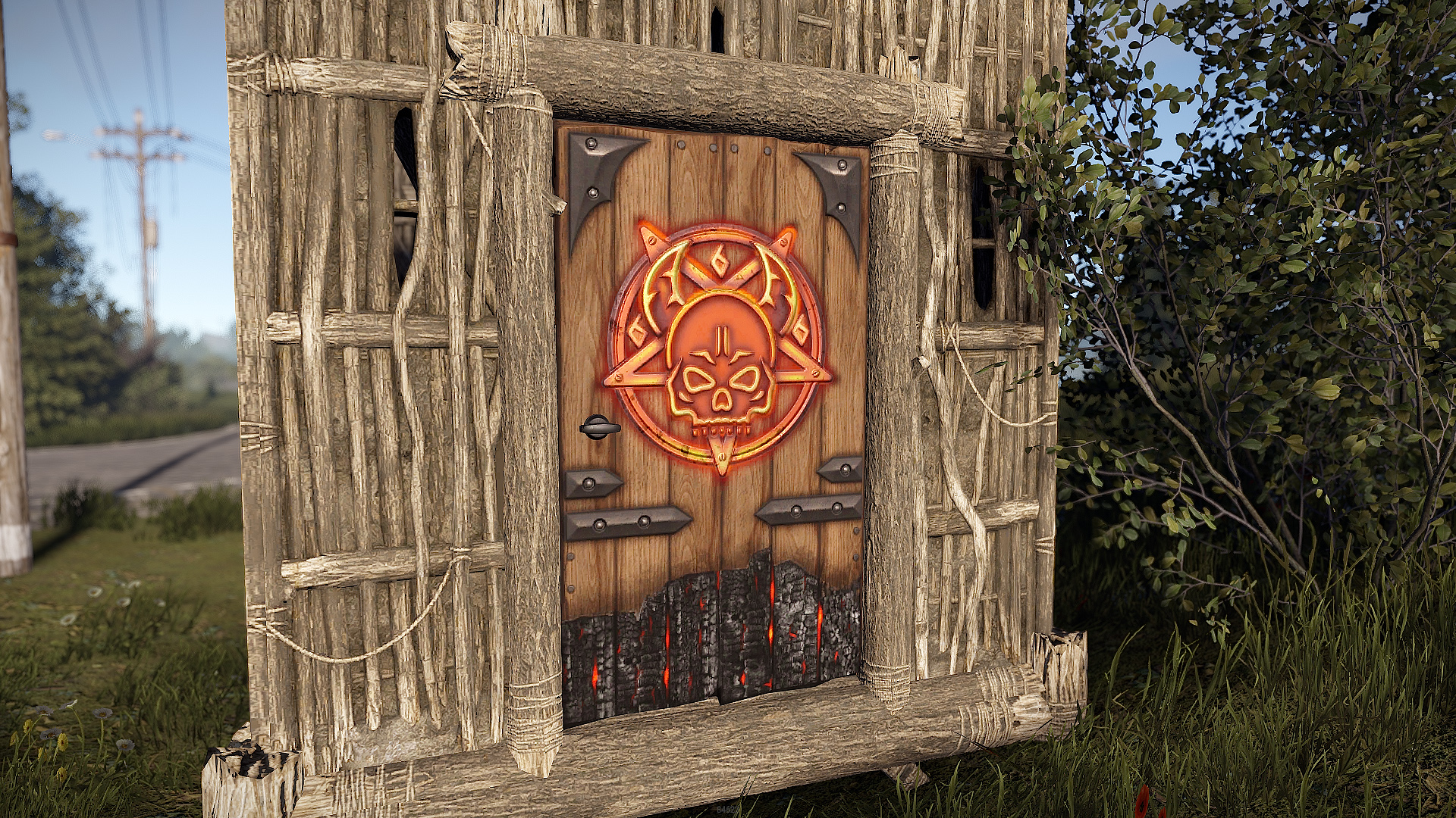 El Diablo Wooden Door