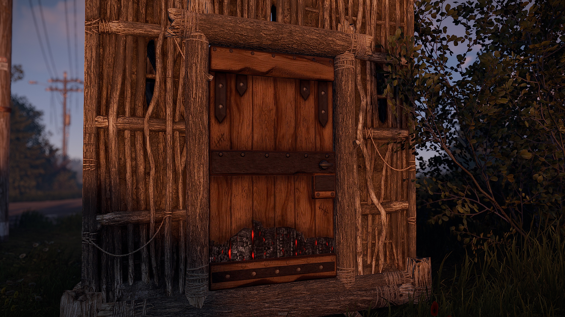 El Diablo Wooden Door