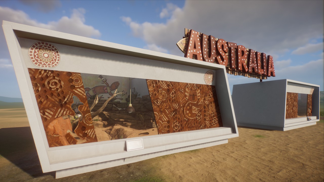 Australian Entrance Exhibit by ZSHplays