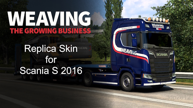 Weaving Machinery Replica Scania S 2016