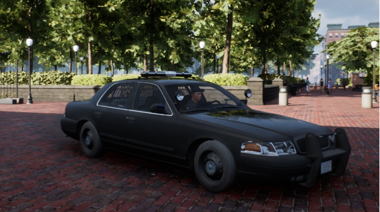 Unmarked Black Cruiser
