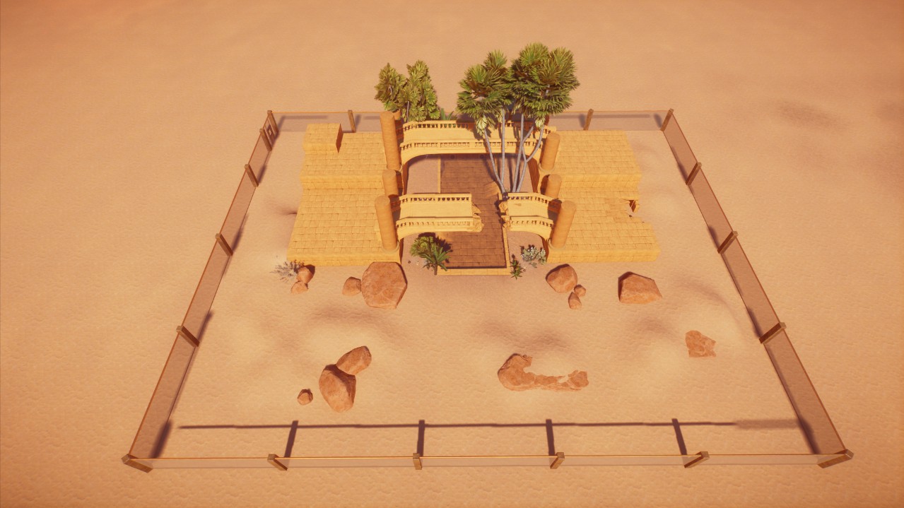 Jordan Small Temple Ruin Habitat
