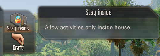 Restrict Outdoor Activities