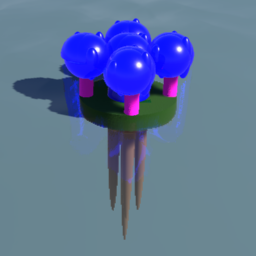 Bluepuff Flower