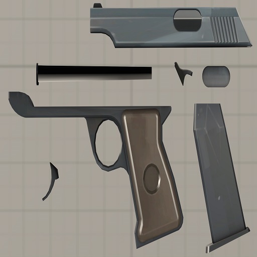 Team Fortress 2 Enhanced Long Barreled Pistol (Prop)