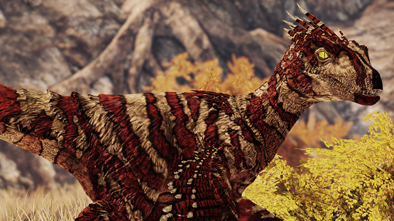 Generation 3 - Crimson - Royal Novaraptor - Premium Skin