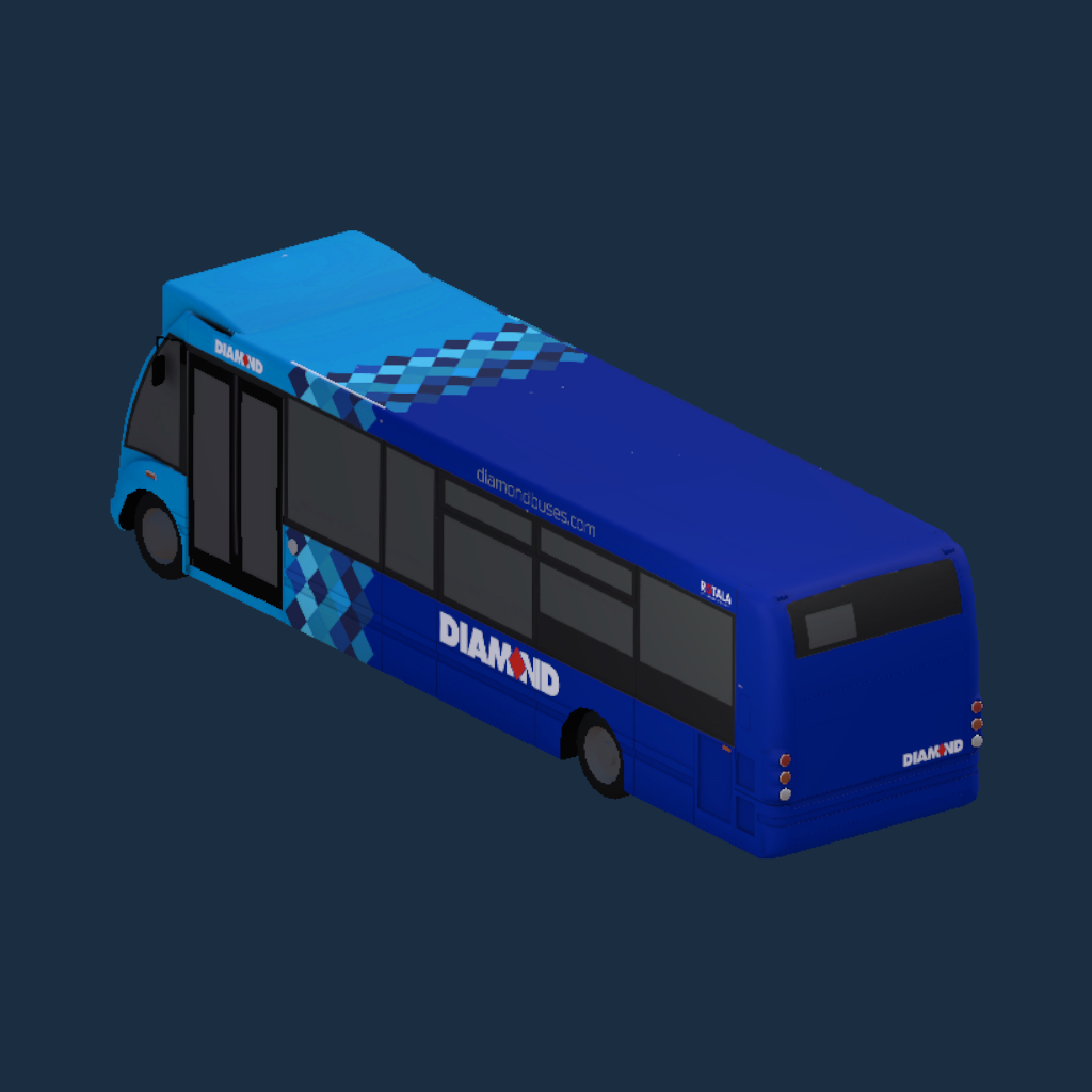 Optare Solo M950SE - Diamond Bus Black Front