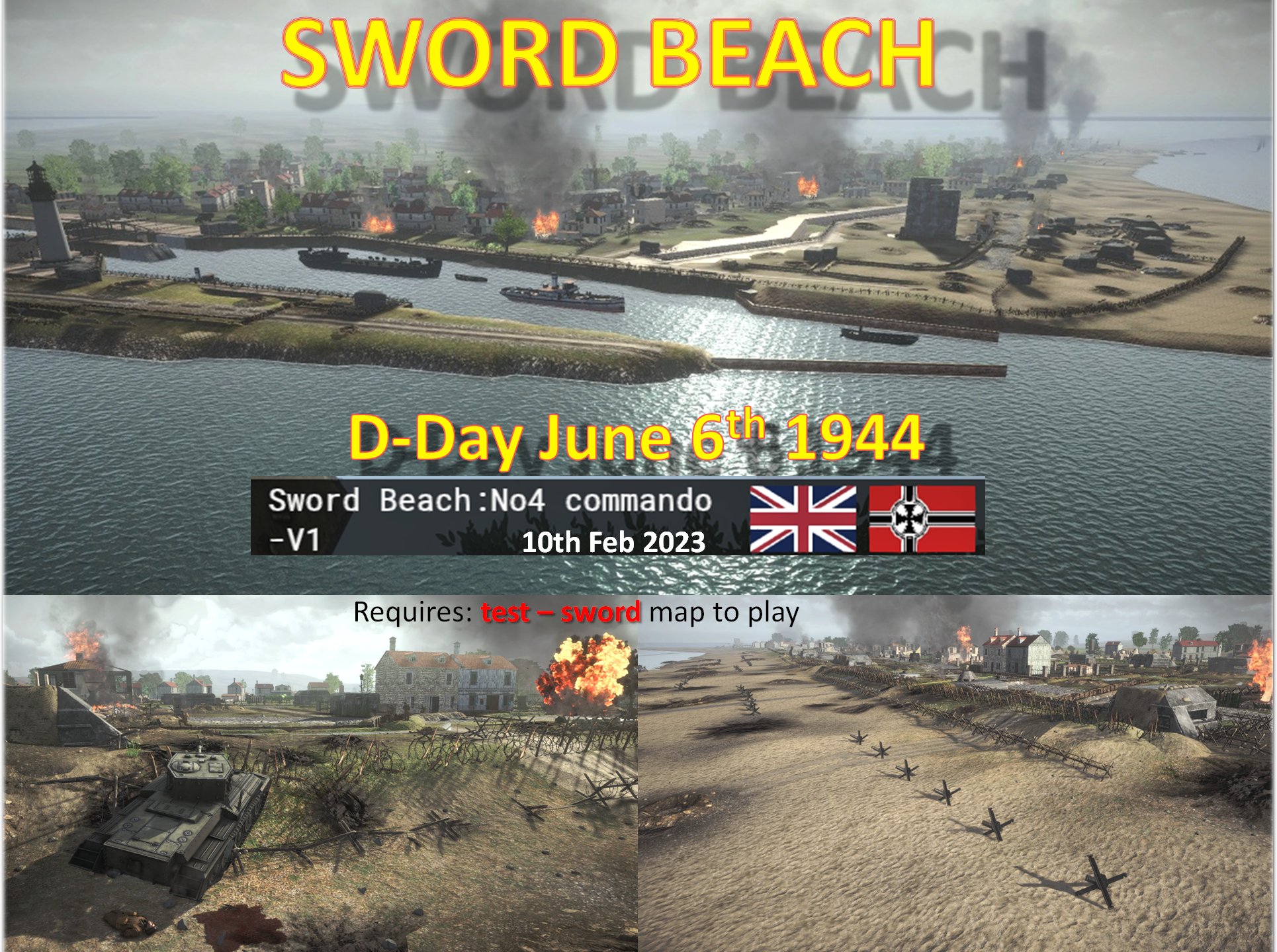 Sword Beach:No4 commando -V1 [Mission]