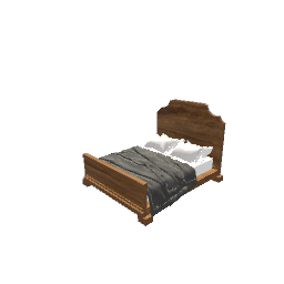 Queen Anne bed preview