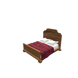 Queen Anne bed 7 preview