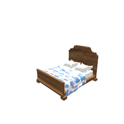 Queen Anne bed 9 preview