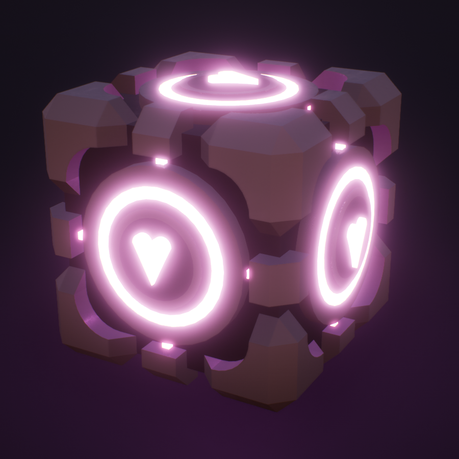 Aperture Science | Weighted Companion Cube (Pickupable) preview