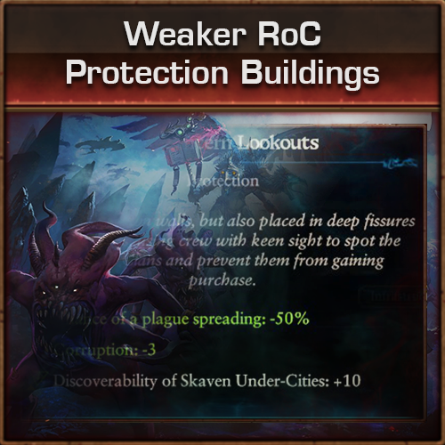 Weaker RoC Protection Buildings