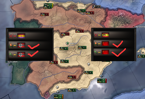 Automatical military access 志愿军自动获得军通