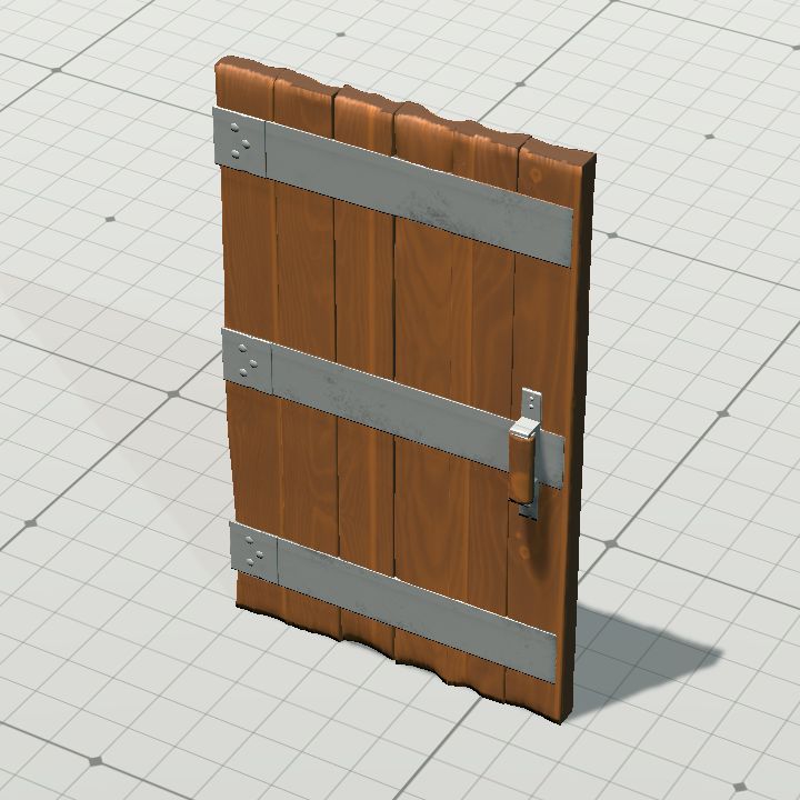 Free Standing Wooden Door