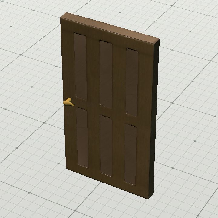 Simple Wooden Door