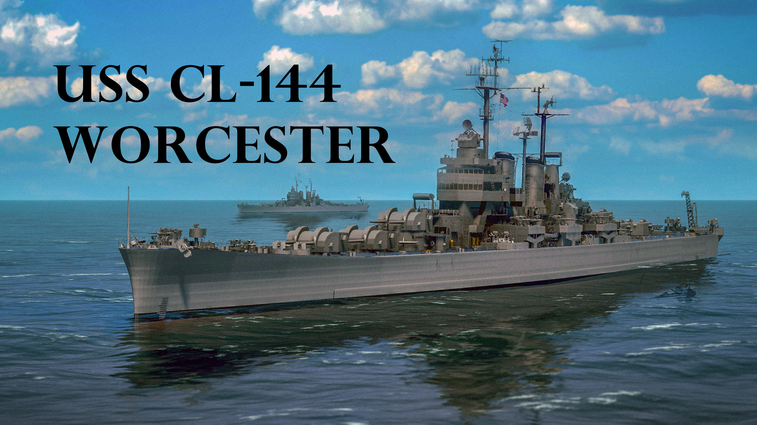 USS CL-144 Worcester