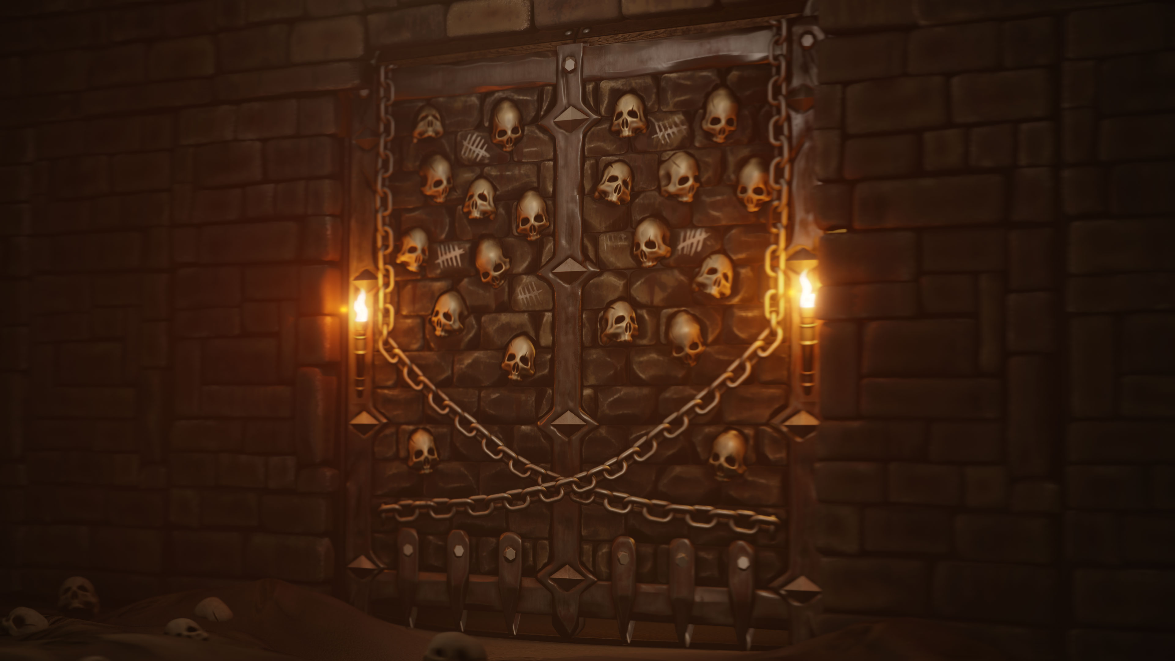 Dungeon Garage Door