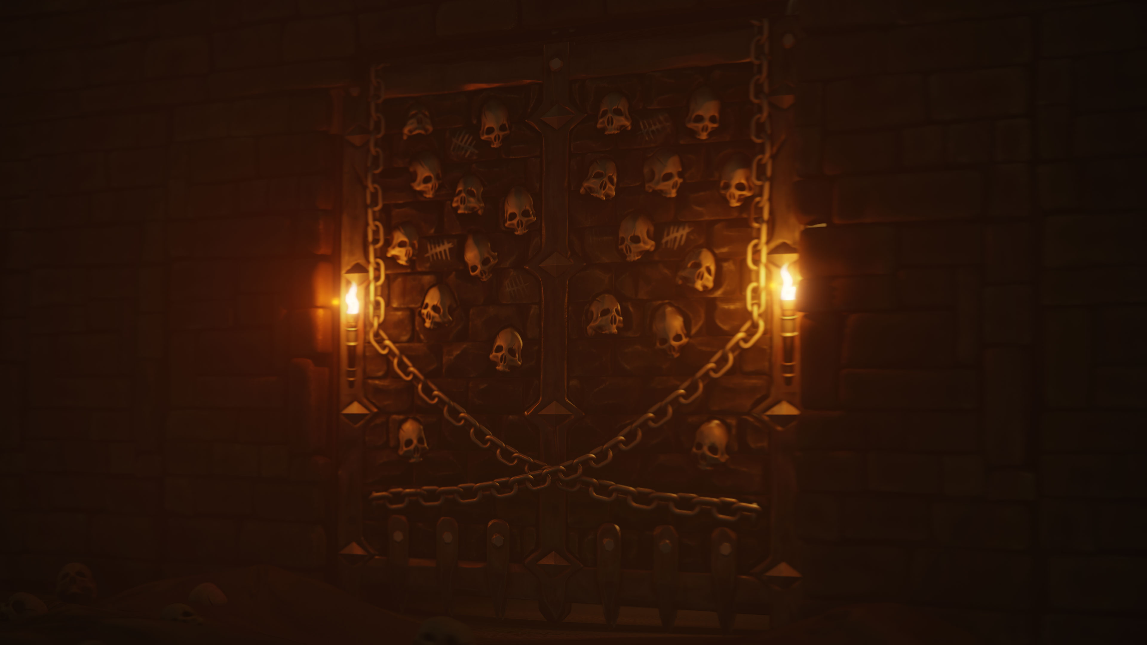 Dungeon Garage Door