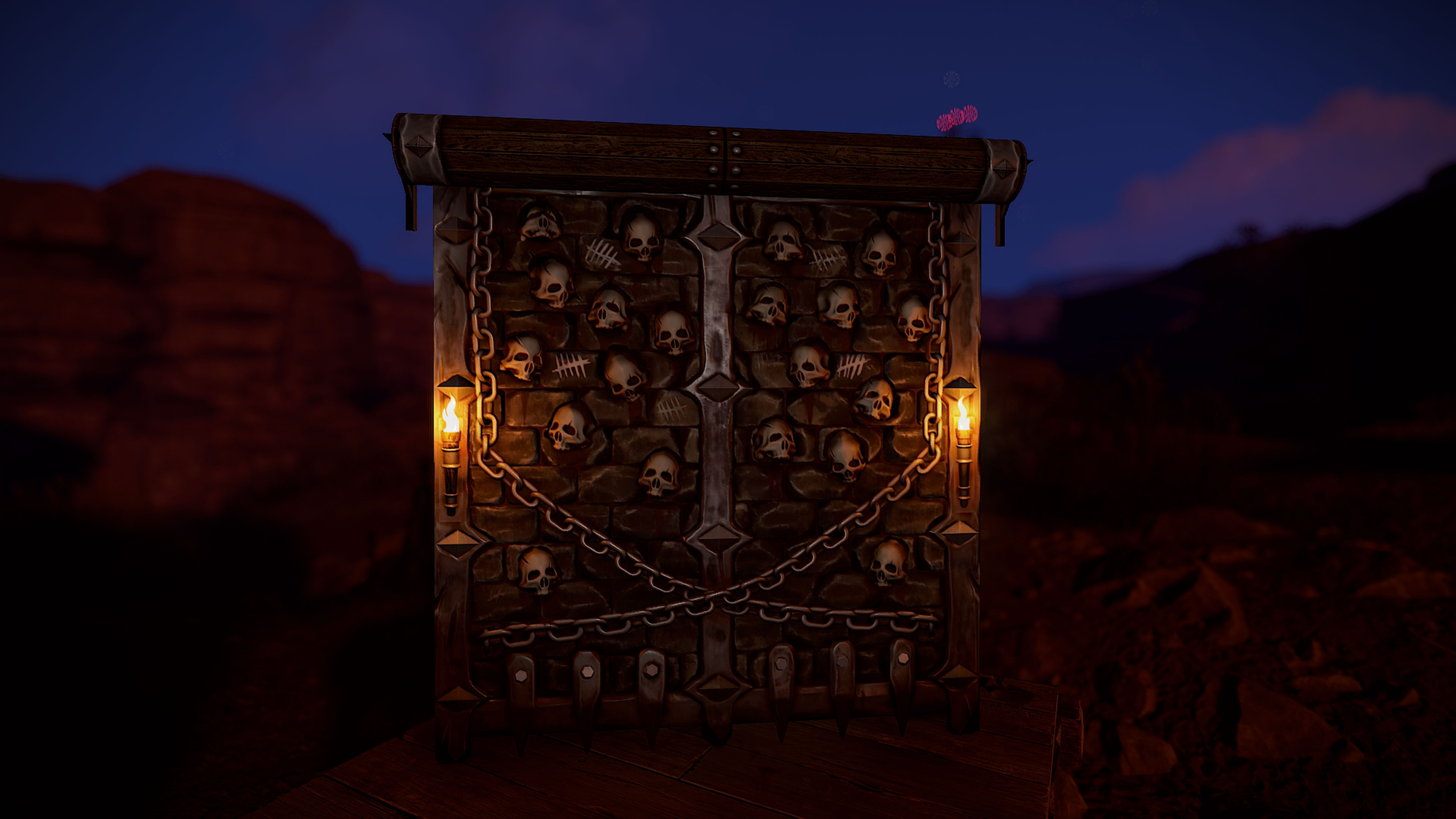 Dungeon Garage Door