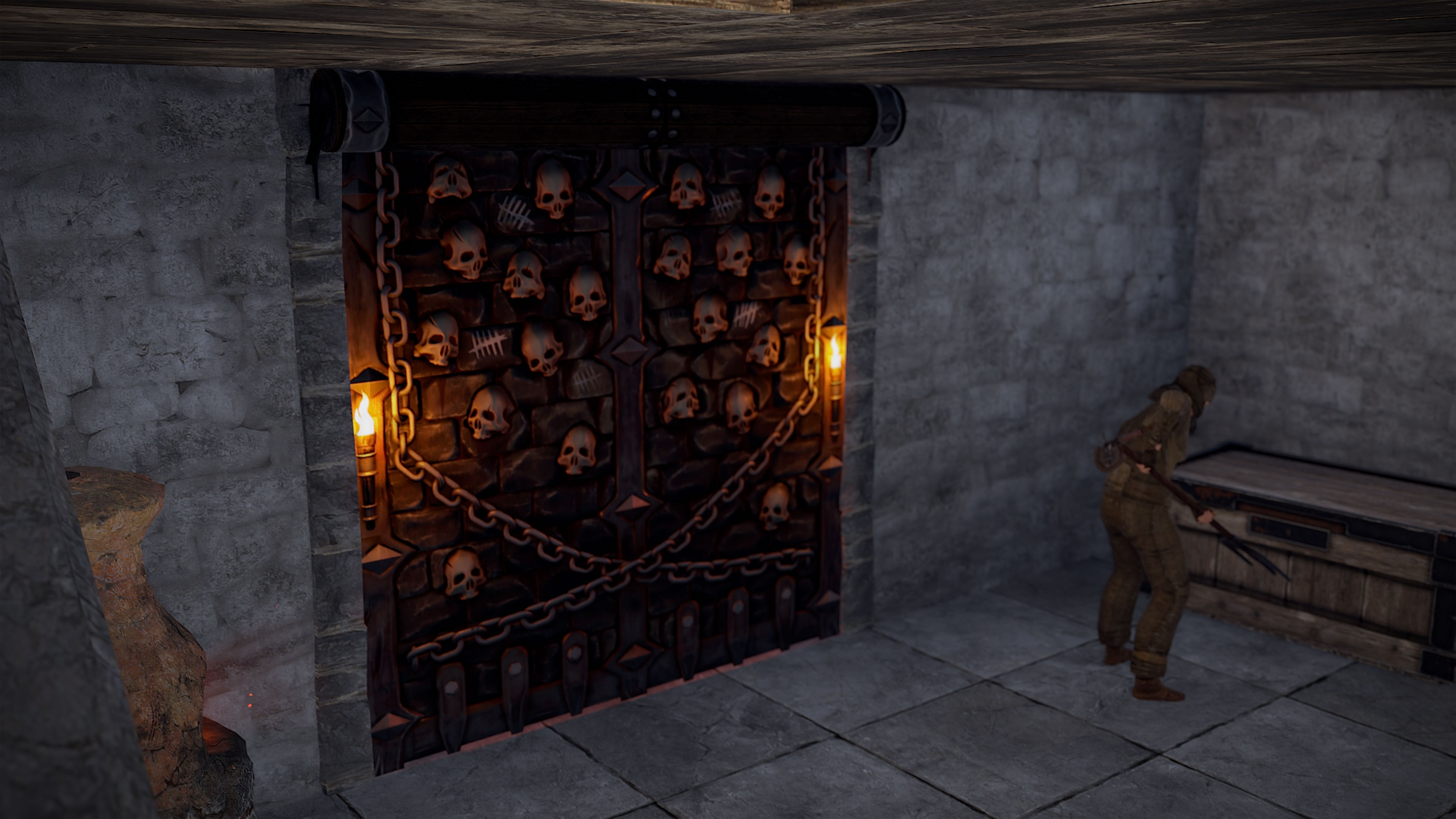 Dungeon Garage Door