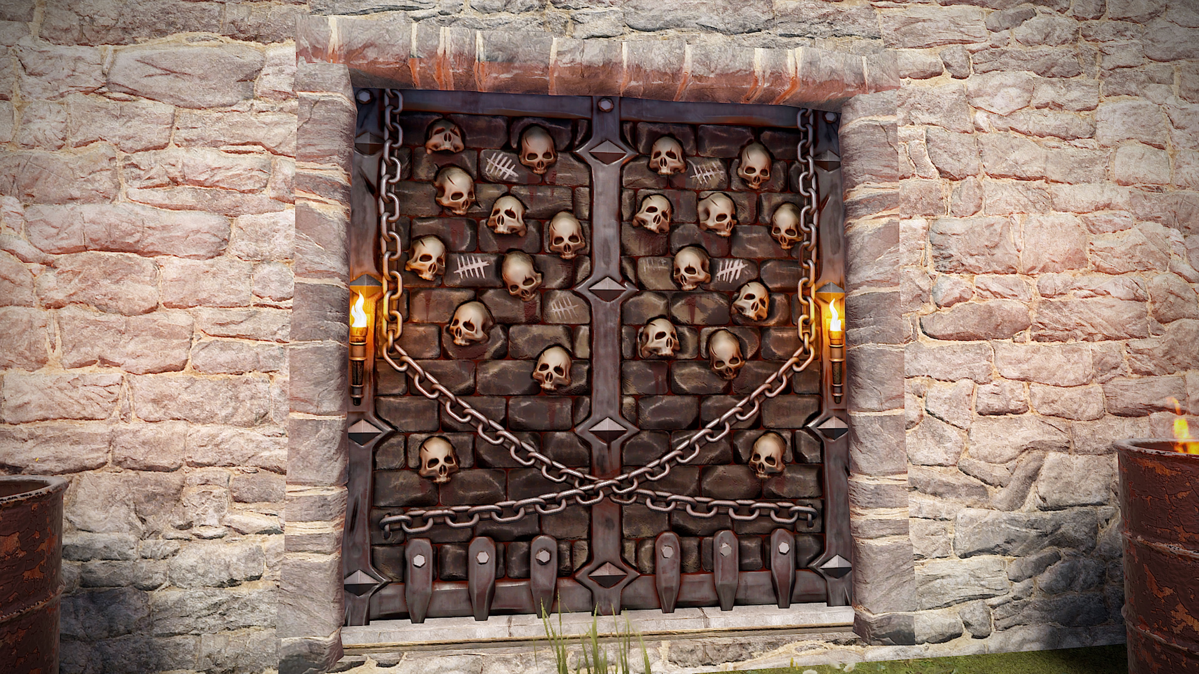 Dungeon Garage Door