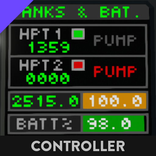 TANKS AND BATTERY INFO DISPLAY