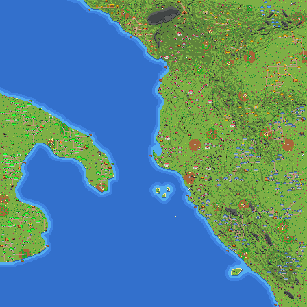 Albania (and its surrounding countries).