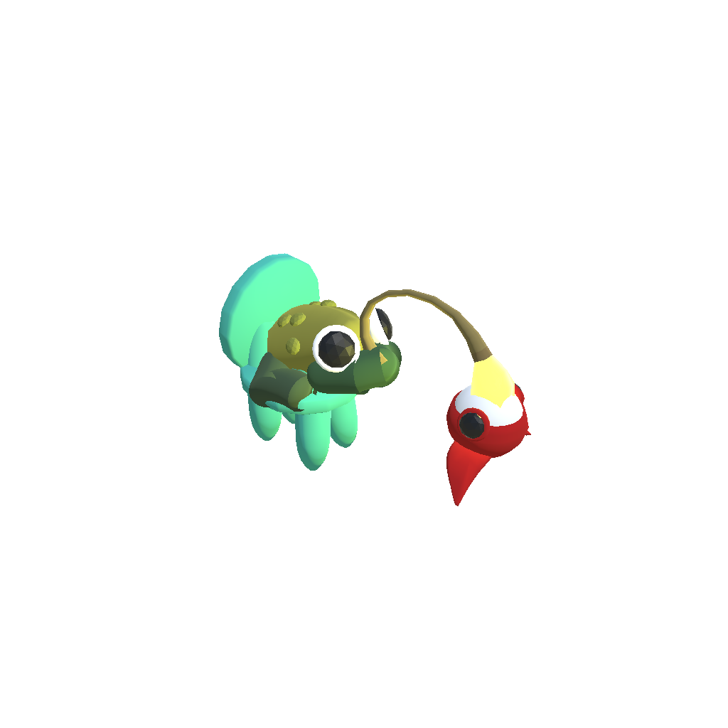 TOAD COT A FISHY