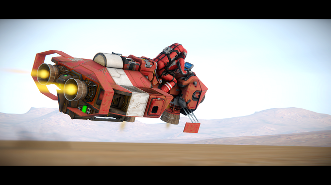 Red Speeder Bike