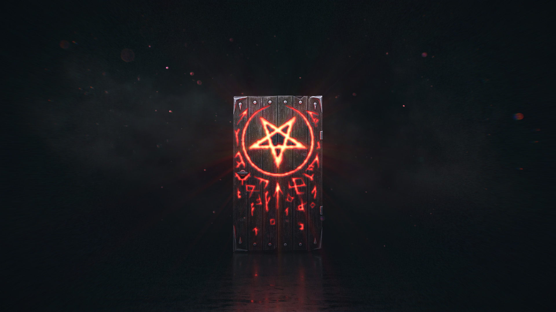 Wooden Door from Hell