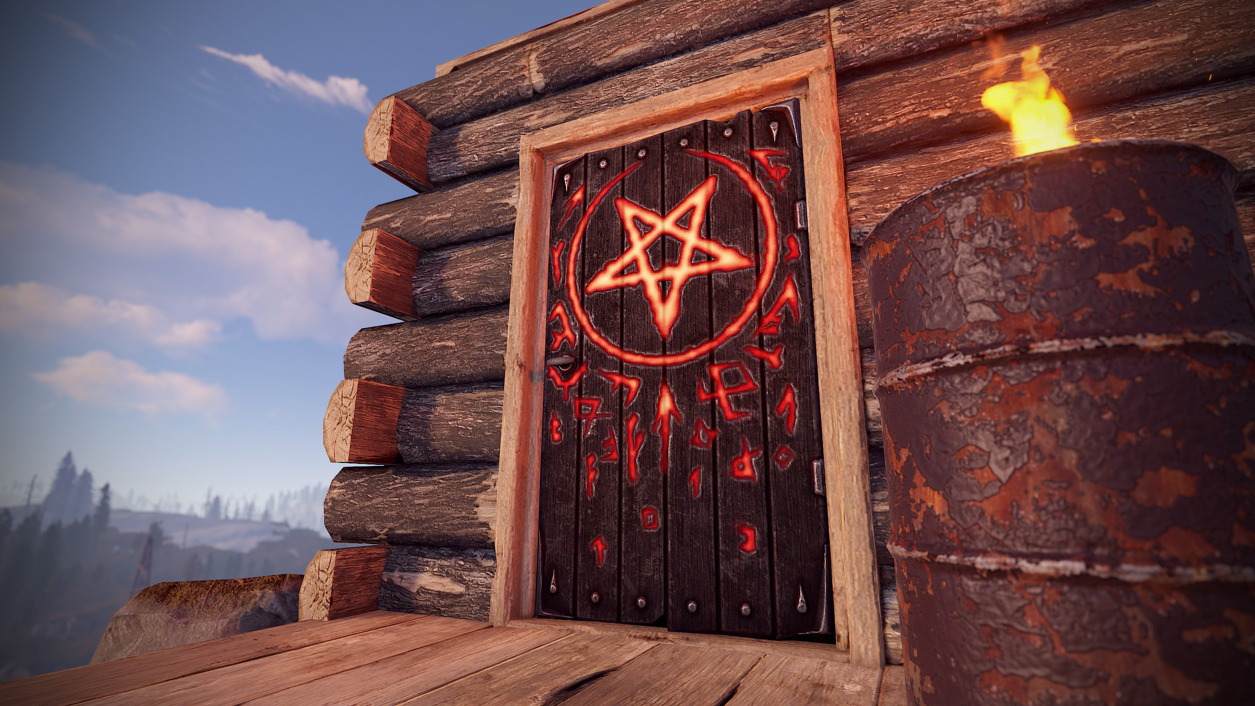 Wooden Door from Hell