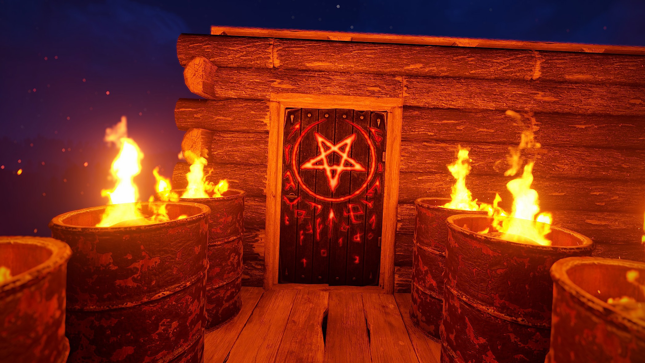 Wooden Door from Hell