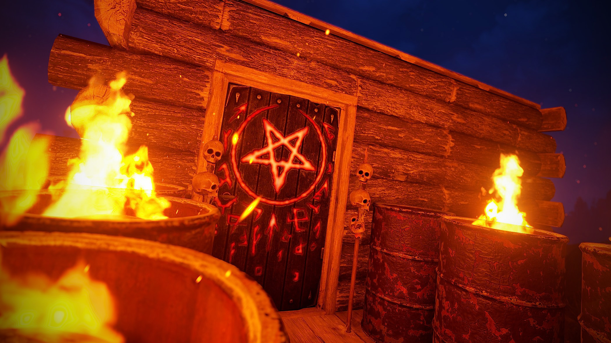 Wooden Door from Hell