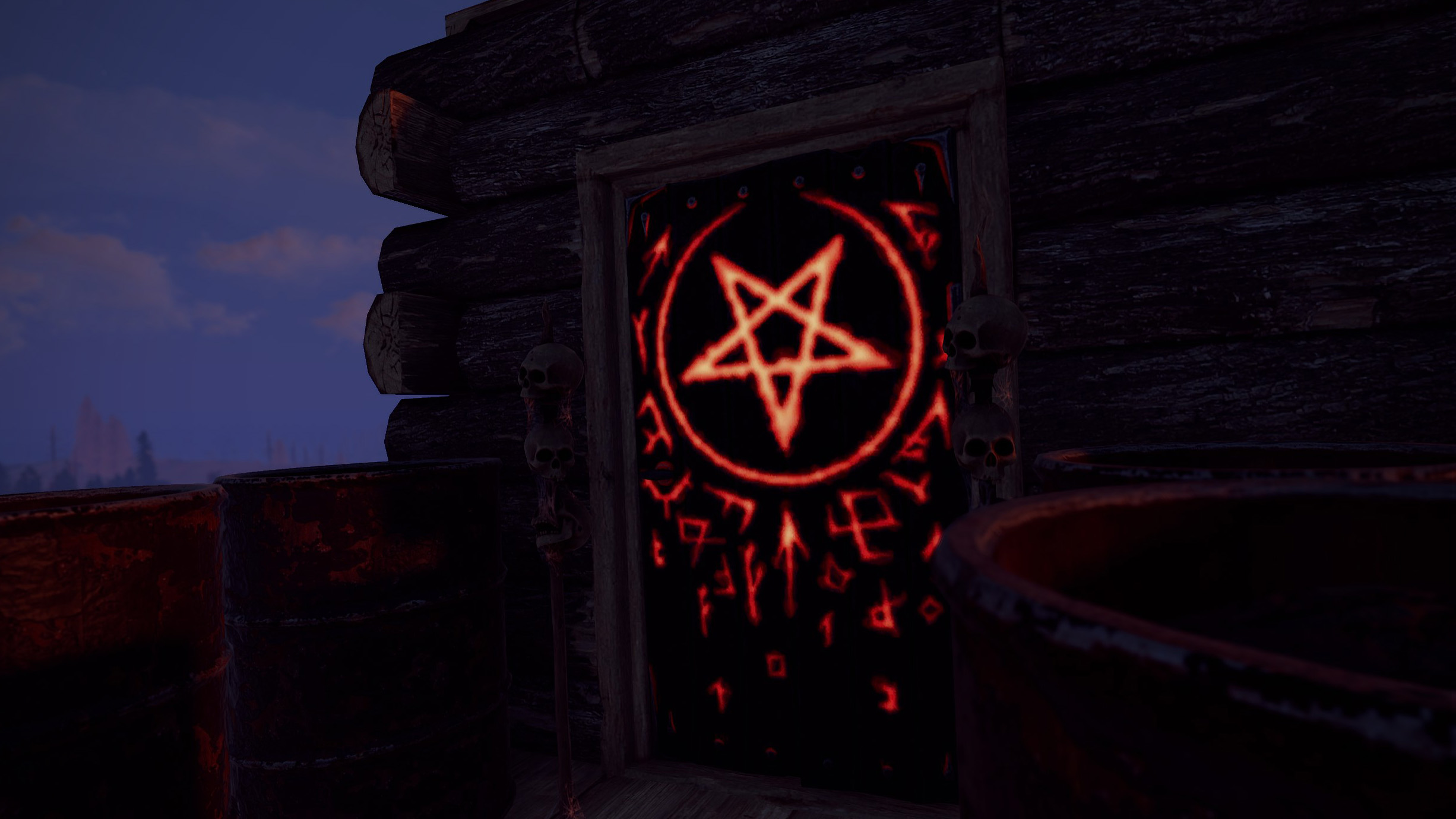 Wooden Door from Hell