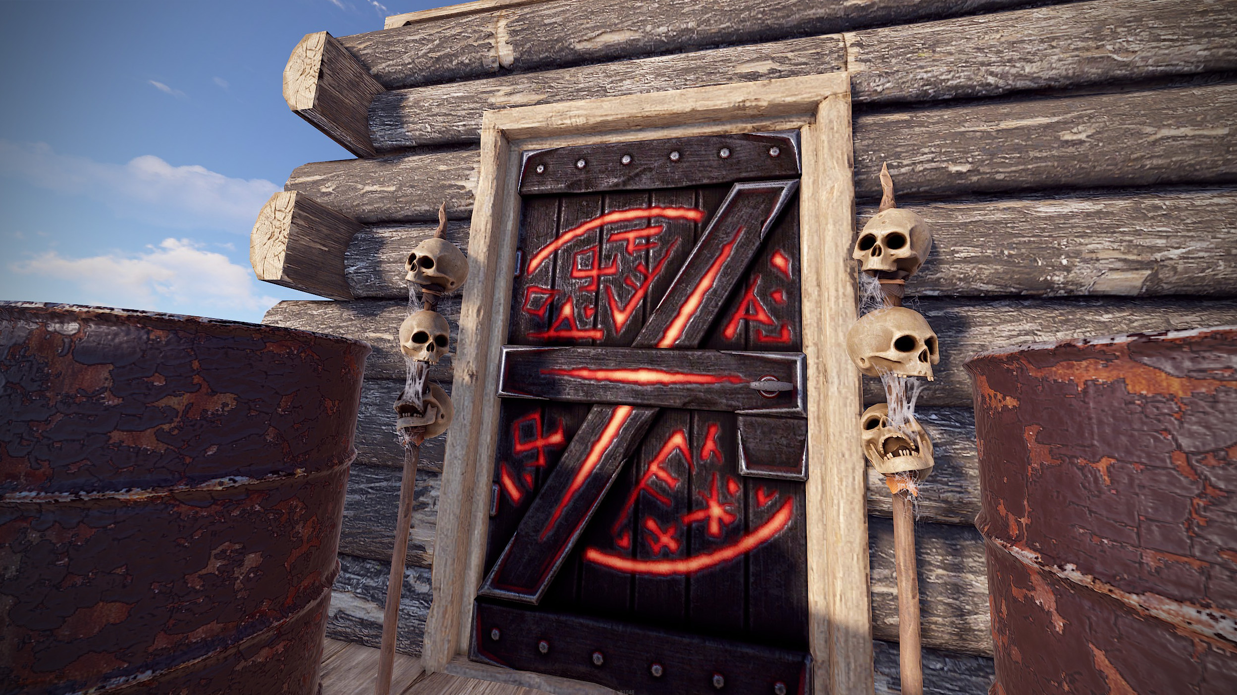 Wooden Door from Hell