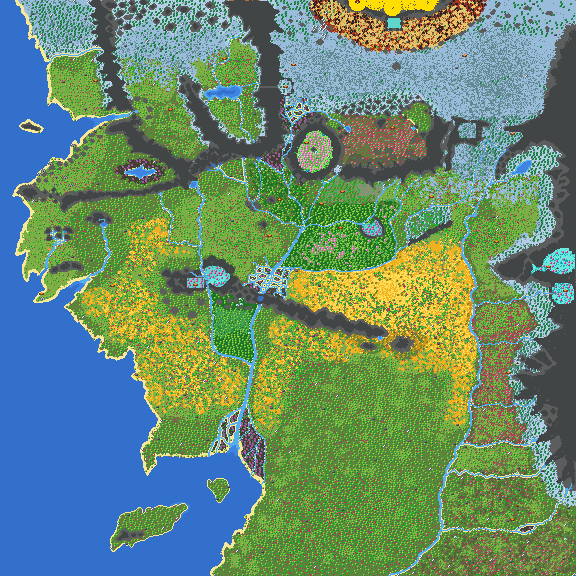 Beleriand (with factions)