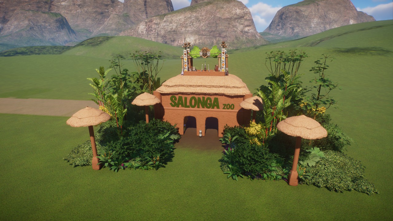 Salonga Zoo Entrance
