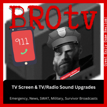 BROtv911 - TV Screen Image & TV/Radio Sound Upgrades – Project Zomboid Mod