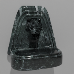 Mounted Lion Head Fountain